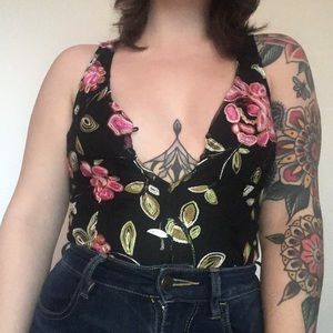 Embroidered Bodysuit